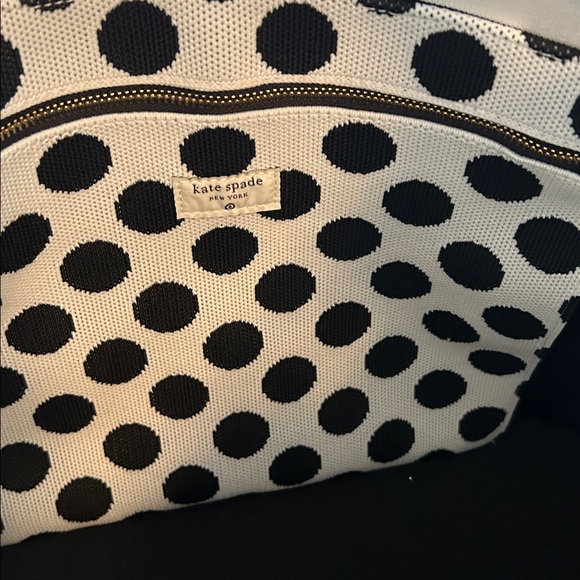 New Kate Spade Black and White Tote - Picture 10 of 11